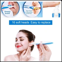 Smart Swab Silicone Easy Earwax Removal with 16 Replacement Disposable Soft Tips/Ear Wax..